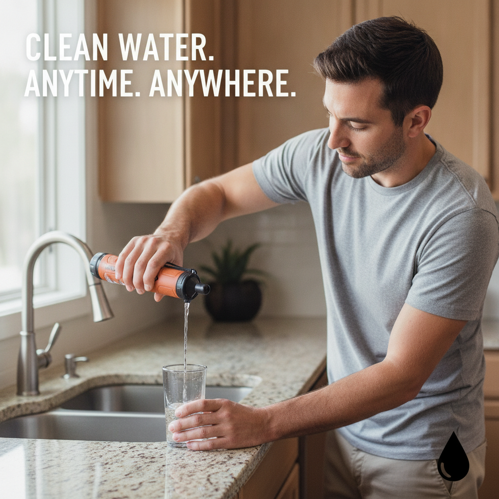 Blackout Water Survival Straw